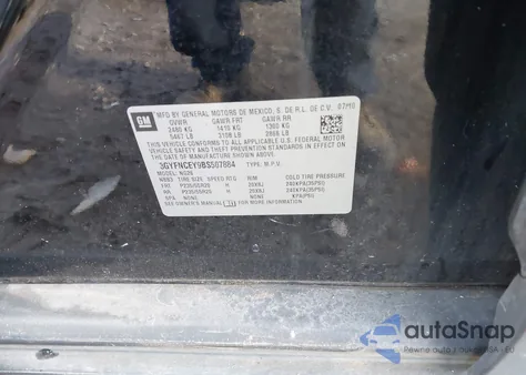 2011 Cadillac Srx Premium Collection z USA, uszkodzony, nr VIN 3GYFNCEY9BS507884